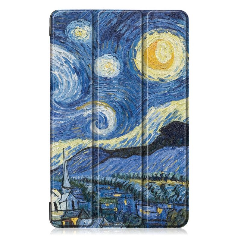 Smart Koffert Samsung Galaxy Tab A 10.1 (2019) Forsterket Van Gogh