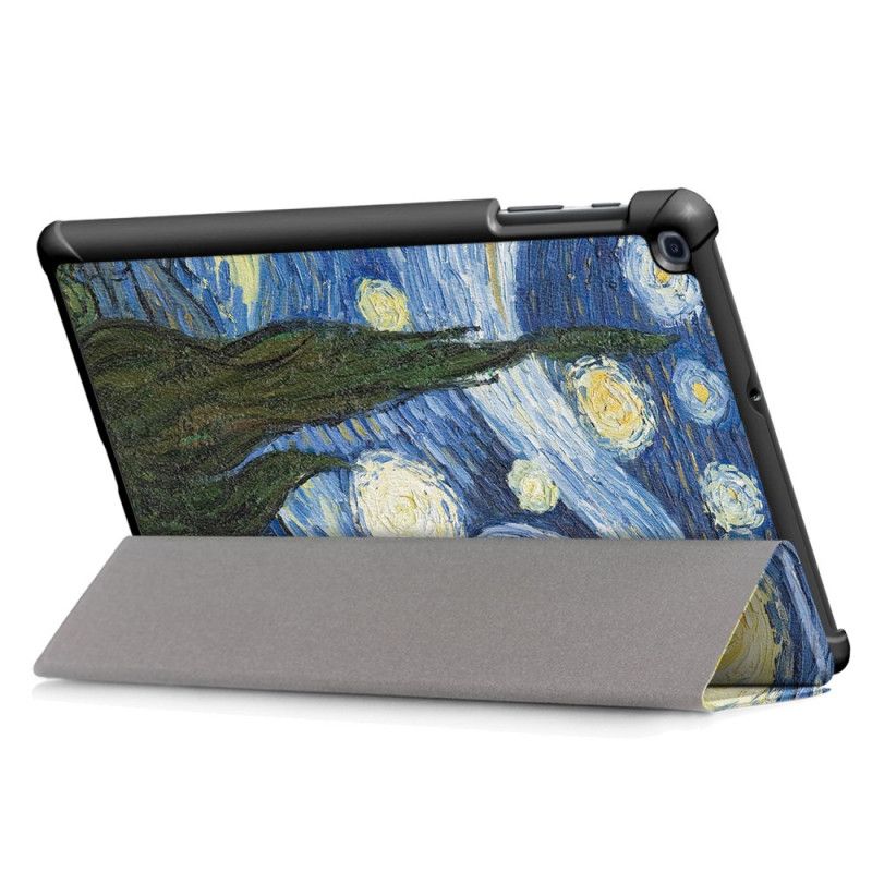 Smart Koffert Samsung Galaxy Tab A 10.1 (2019) Forsterket Van Gogh