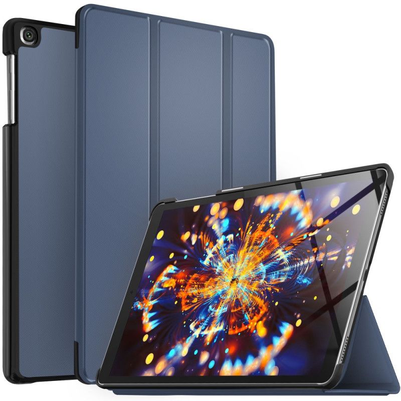 Smart Veske Samsung Galaxy Tab A 10.1 (2019) Svart Tri Fold Forsterkede Hjørner