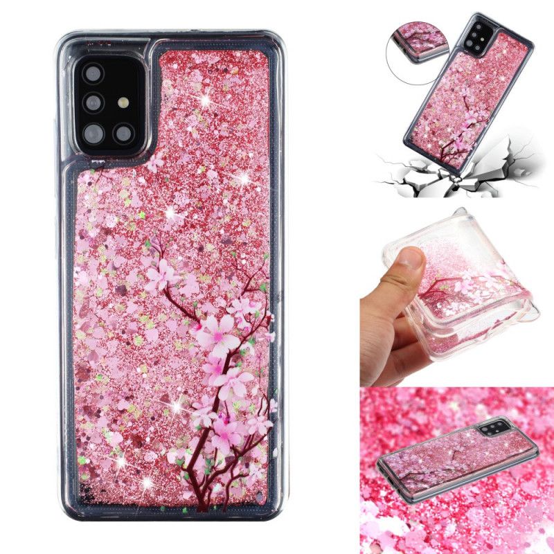 Deksel for Samsung Galaxy A52 4G / A52 5G Glittertre