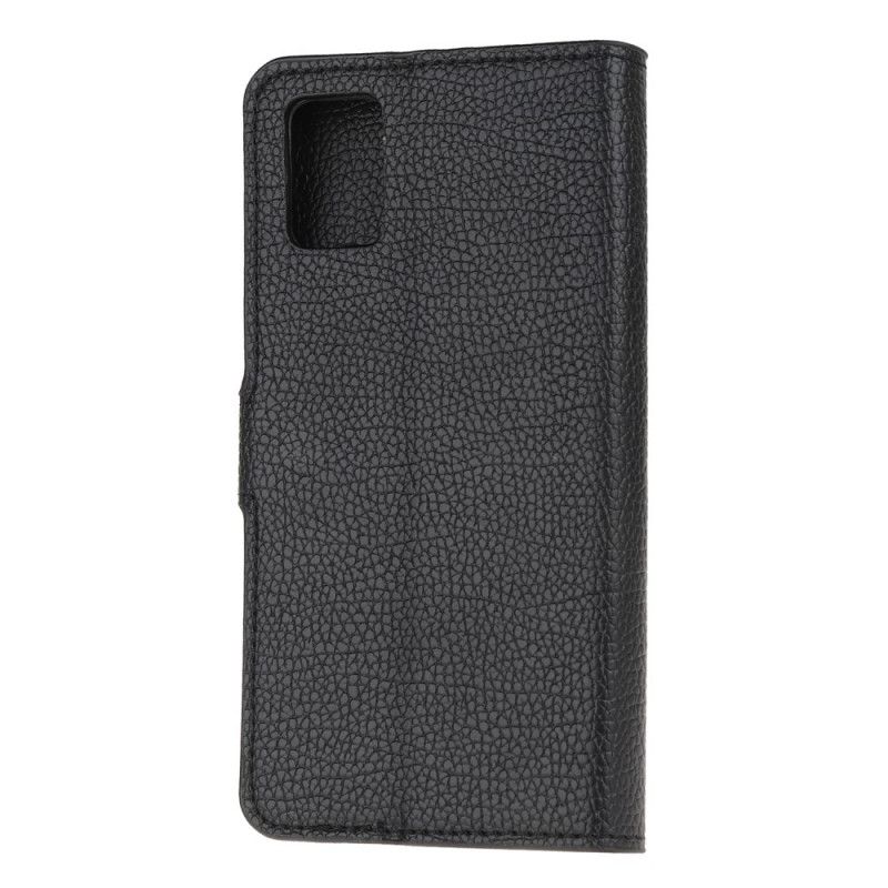 Folio Deksel Samsung Galaxy A52 4G / A52 5G Litchi-Kornskinneffekt Beskyttelse