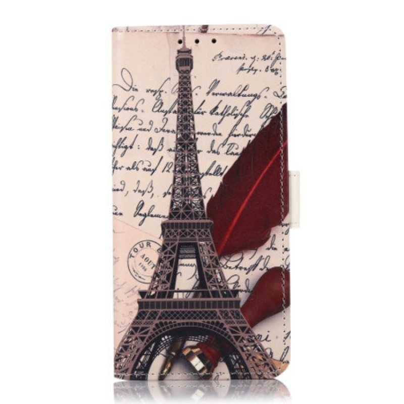 Folio Deksel Til Google Pixel 7 Poetens Eiffeltårn