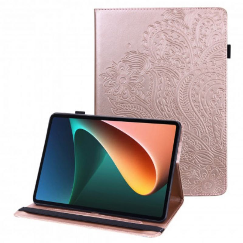 Etui Xiaomi Pad 5 Stilisert Blomst