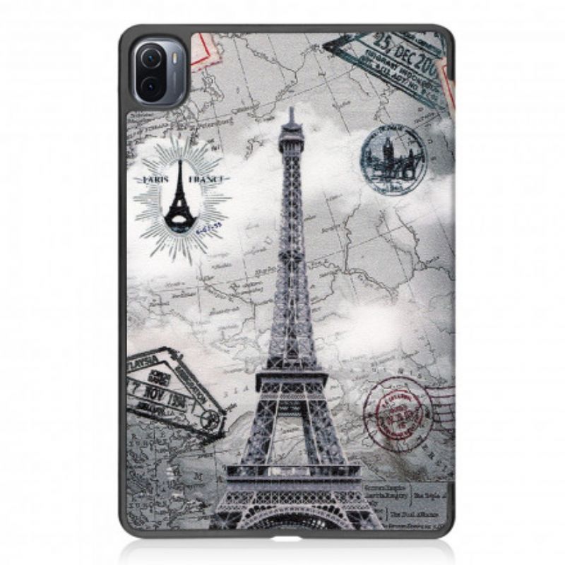 Smart Case Xiaomi Pad 5 Eiffel Tower Penneholder