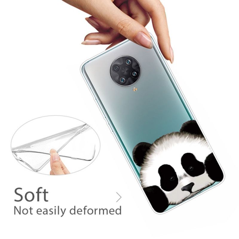 Deksel for Xiaomi Poco F2 Pro Gjennomsiktig Panda