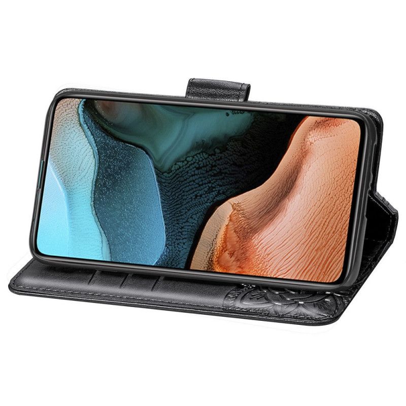 Folio Deksel Xiaomi Poco F2 Pro Svart Halve Sommerfugler