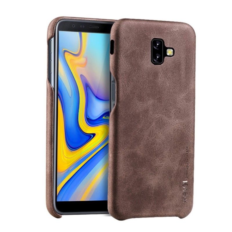 Deksel for Samsung Galaxy J6 Plus Brun Premiumserie