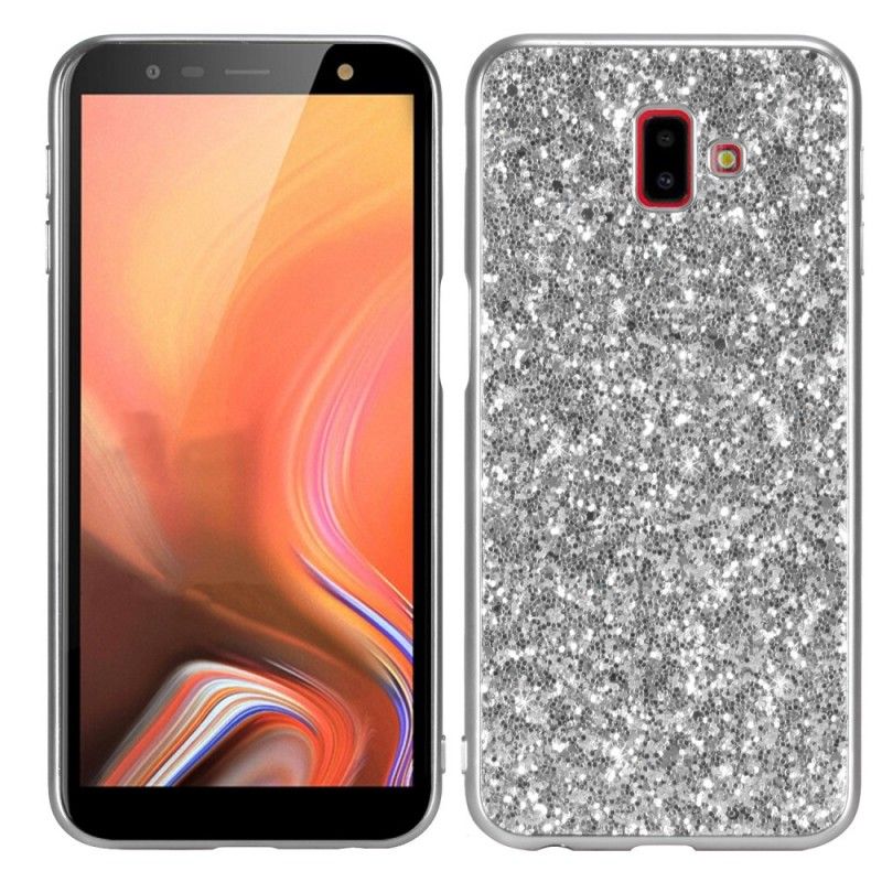 Deksel Samsung Galaxy J6 Plus Rød Jeg Er Glitter Beskyttelse