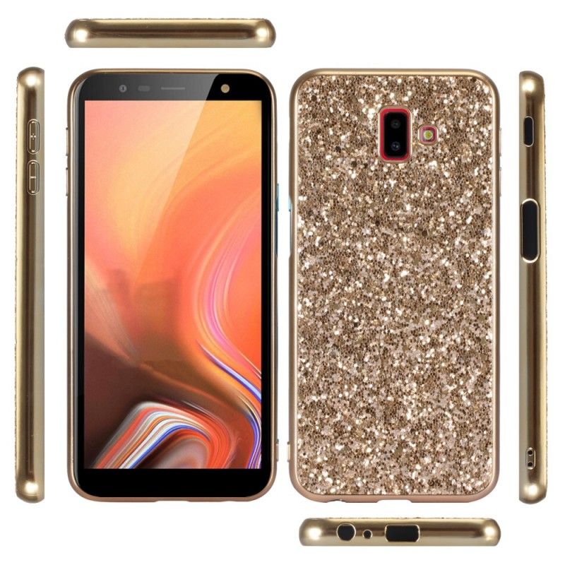 Deksel Samsung Galaxy J6 Plus Rød Jeg Er Glitter Beskyttelse