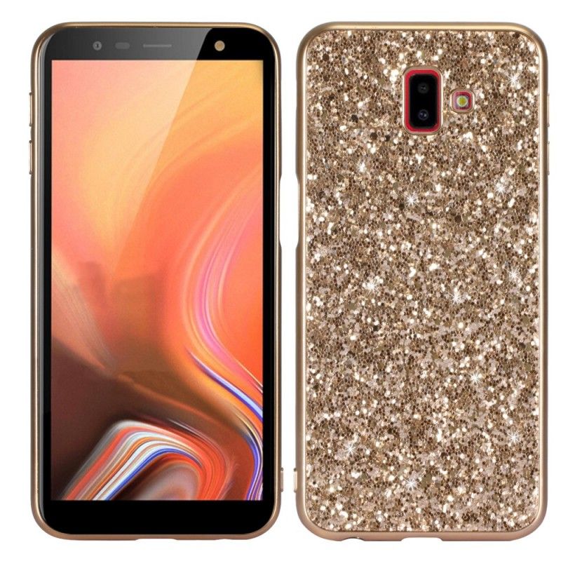 Deksel Samsung Galaxy J6 Plus Rød Jeg Er Glitter Beskyttelse