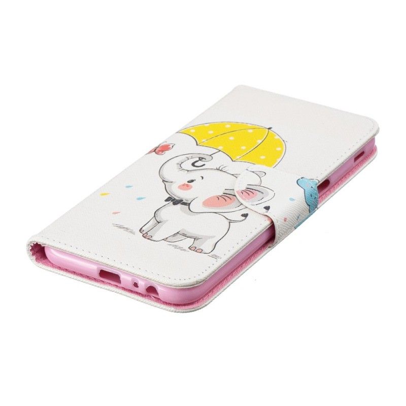 Folio Deksel Samsung Galaxy J6 Plus Baby Elefant