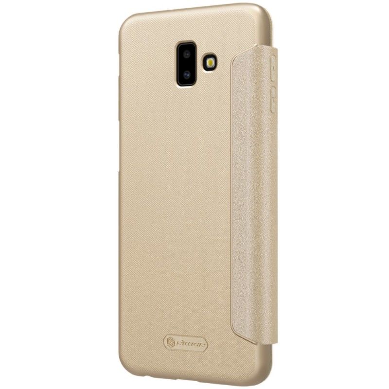 Folio Deksel Samsung Galaxy J6 Plus Svart Nillkin