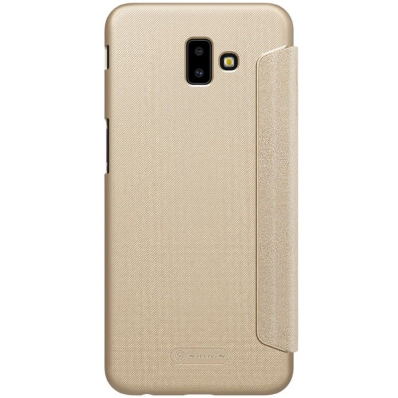 Folio Deksel Samsung Galaxy J6 Plus Svart Nillkin