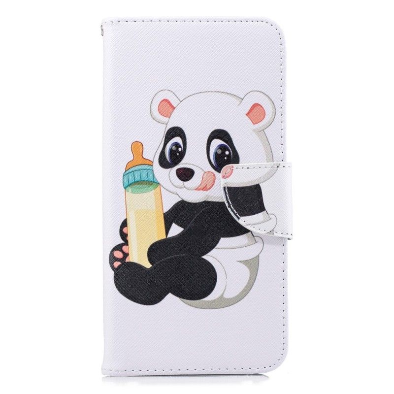 Lærdeksel Folio Deksel Samsung Galaxy J6 Plus Babypanda