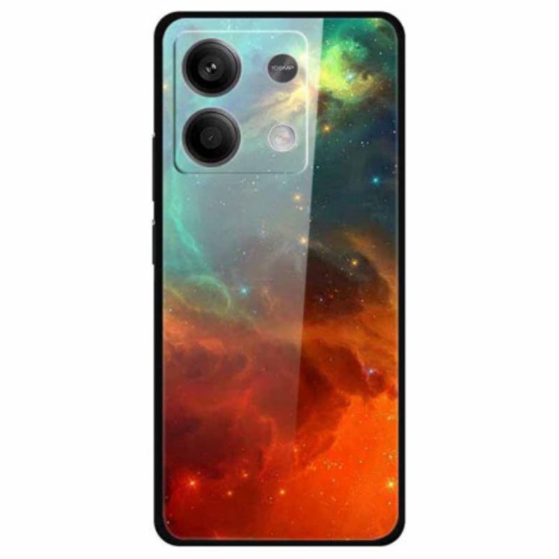 Deksel Xiaomi Redmi Note 13 5g Farget Himmelherdet Glass Beskyttelse Deksel