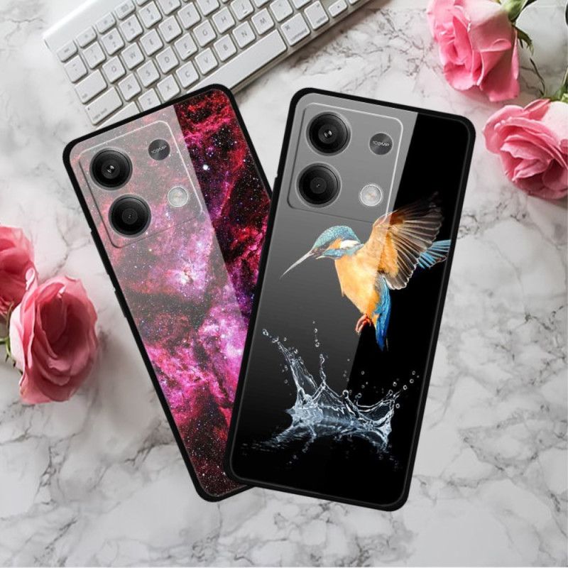 Deksel Xiaomi Redmi Note 13 5g Lysende Lotus Herdet Glass Beskyttelse Deksel