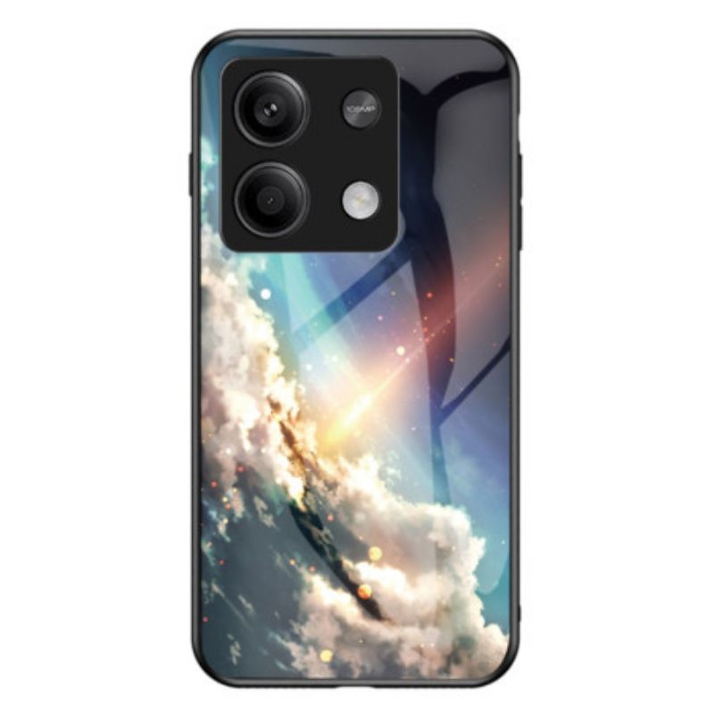 Deksel Xiaomi Redmi Note 13 5g Mobildeksel Lysende Stjernehimmel Herdet Glass