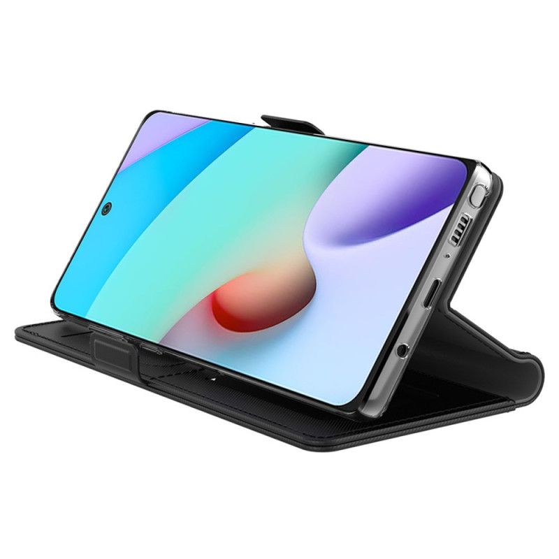 Folio Deksel Til Xiaomi Redmi Note 13 5g Front- Og Speilkortholder