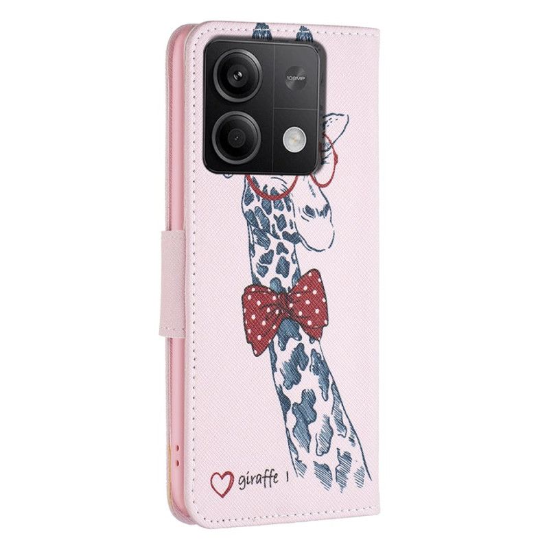 Folio Deksel Til Xiaomi Redmi Note 13 5g Intello Giraffe