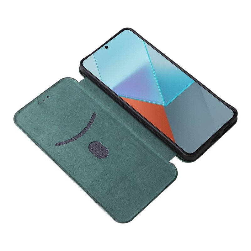 Folio Deksel Til Xiaomi Redmi Note 13 5g Karbonfiber