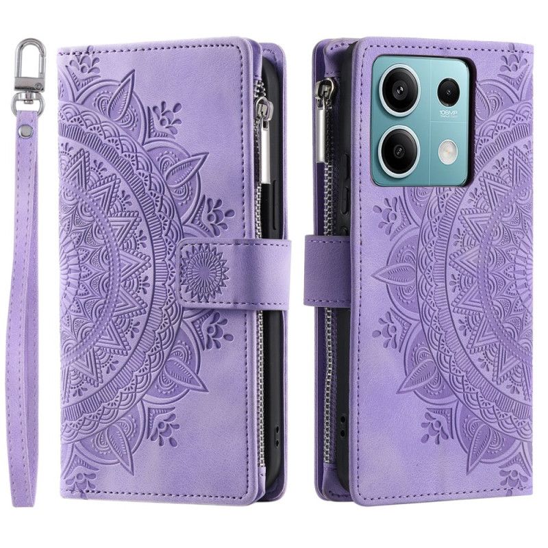 Folio Deksel Xiaomi Redmi Note 13 5g Mandala Strap Lommebok