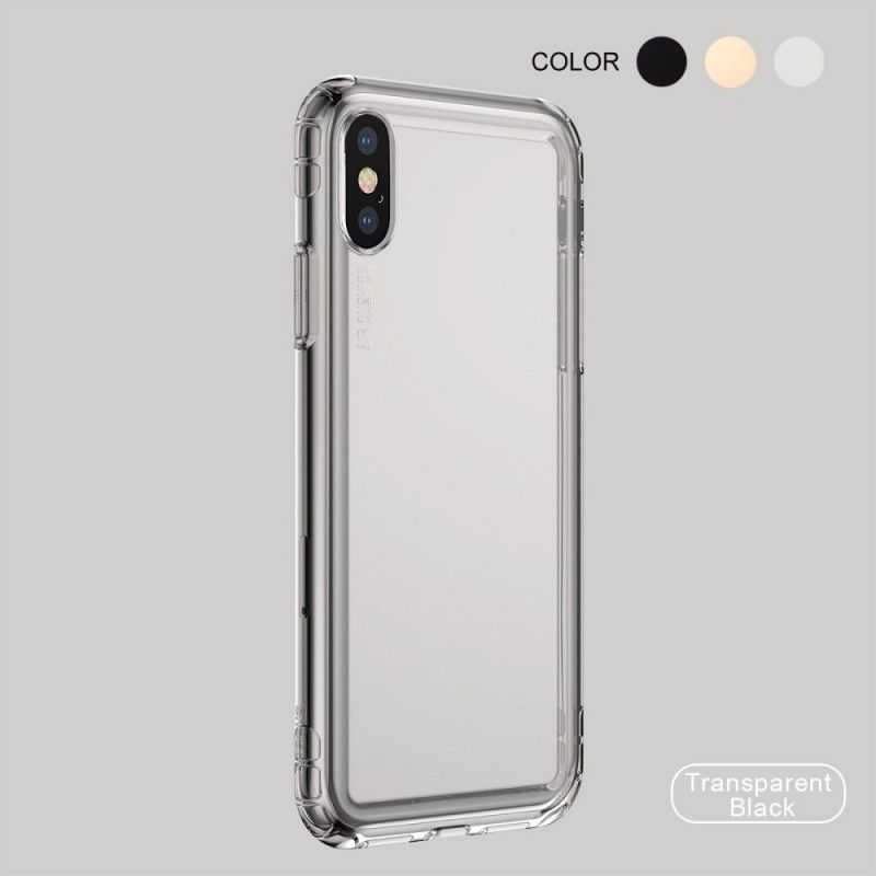 Deksel iPhone XS Max Golden Baseus Kollisjonsputer