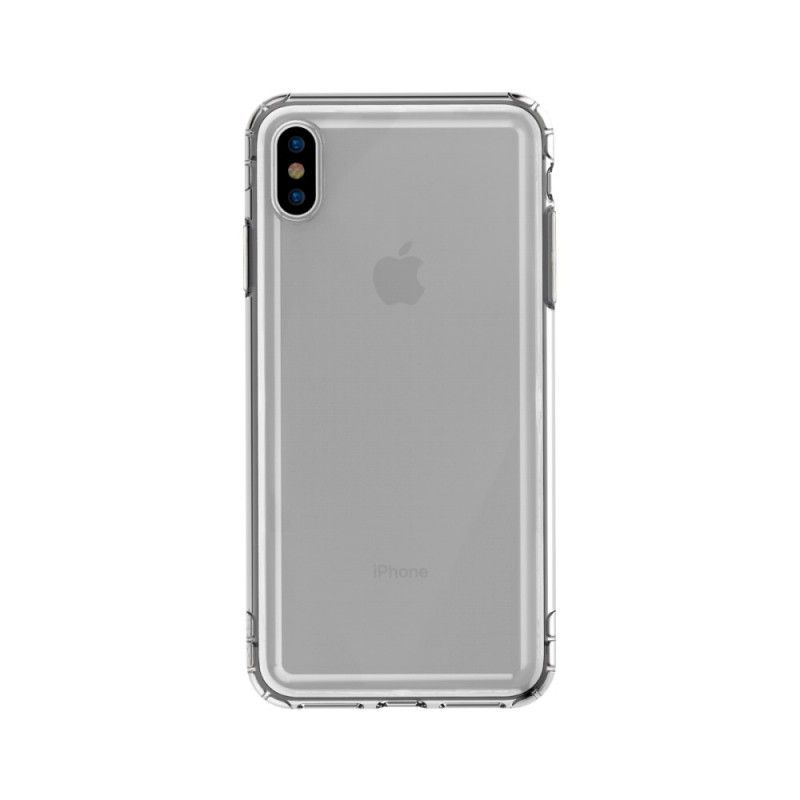 Deksel iPhone XS Max Golden Baseus Kollisjonsputer