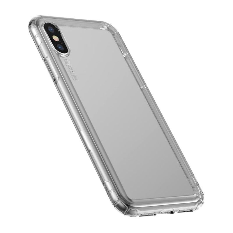 Deksel iPhone XS Max Golden Baseus Kollisjonsputer