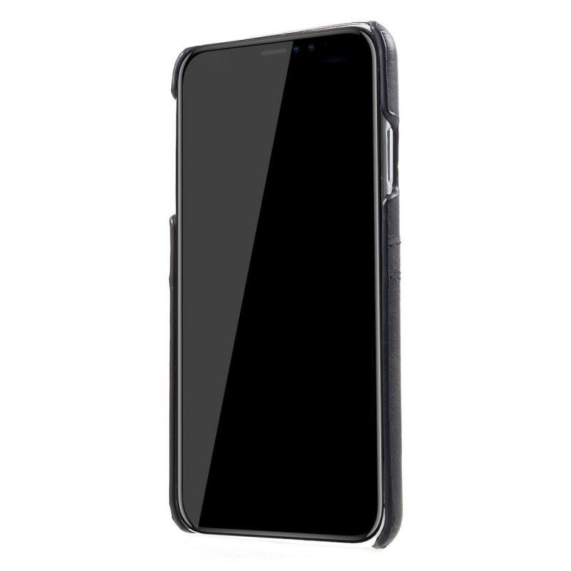 Deksel iPhone XS Max Svart Kortholder