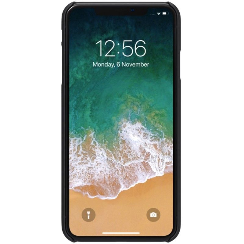 Deksel iPhone XS Max Svart Mobildeksel Stiv Frostet Nillkin