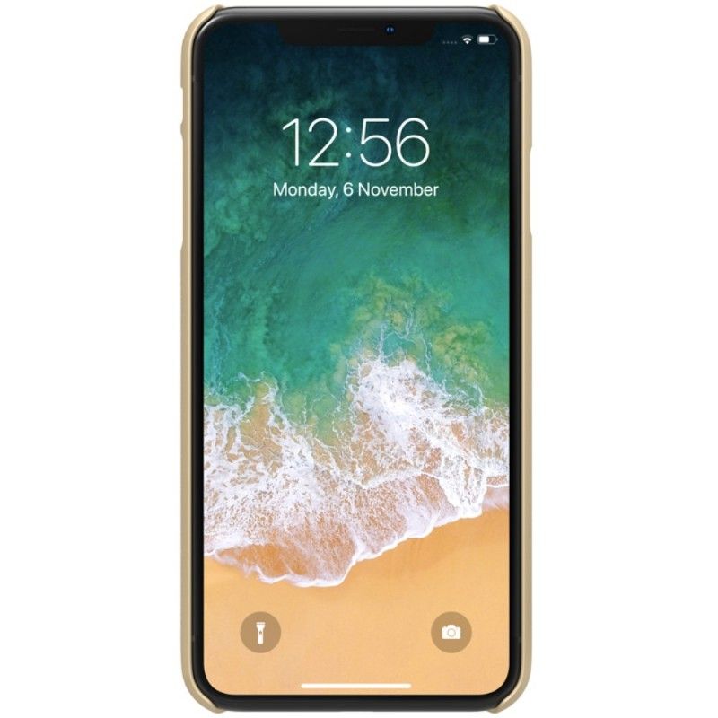 Deksel iPhone XS Max Svart Mobildeksel Stiv Frostet Nillkin