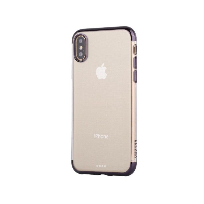 Deksel iPhone XS Max Svart Suladakrystall Beskyttelse