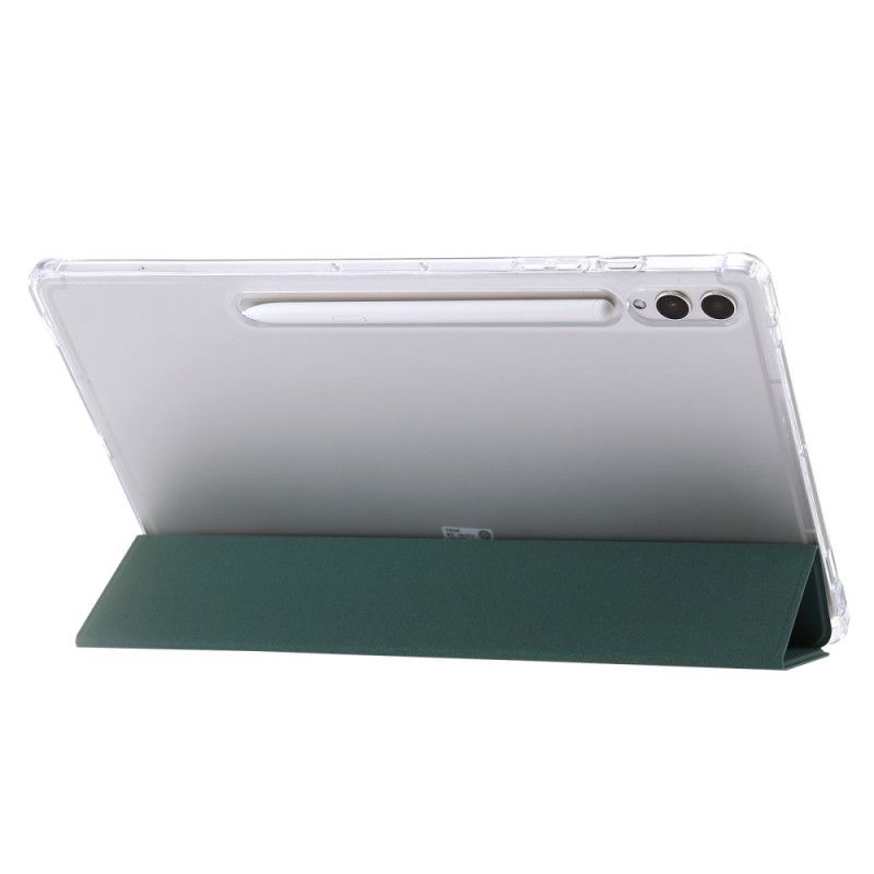 Samsung Galaxy Tab S9 Plus Tri-fold Transparent Bakside