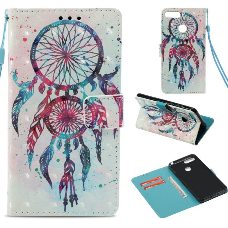 Folio Deksel Honor 7A Min 3D Dreamcatcher Anti-fall