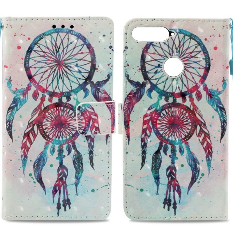 Folio Deksel Honor 7A Min 3D Dreamcatcher Anti-fall