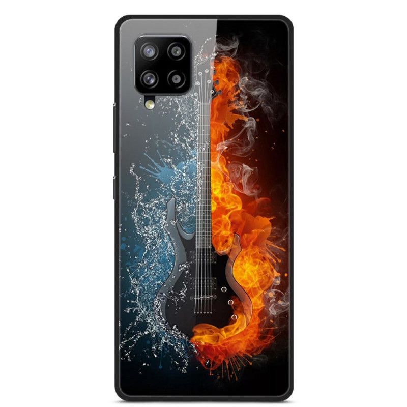 Deksel for Samsung Galaxy A42 5G Gitarherdet Glass