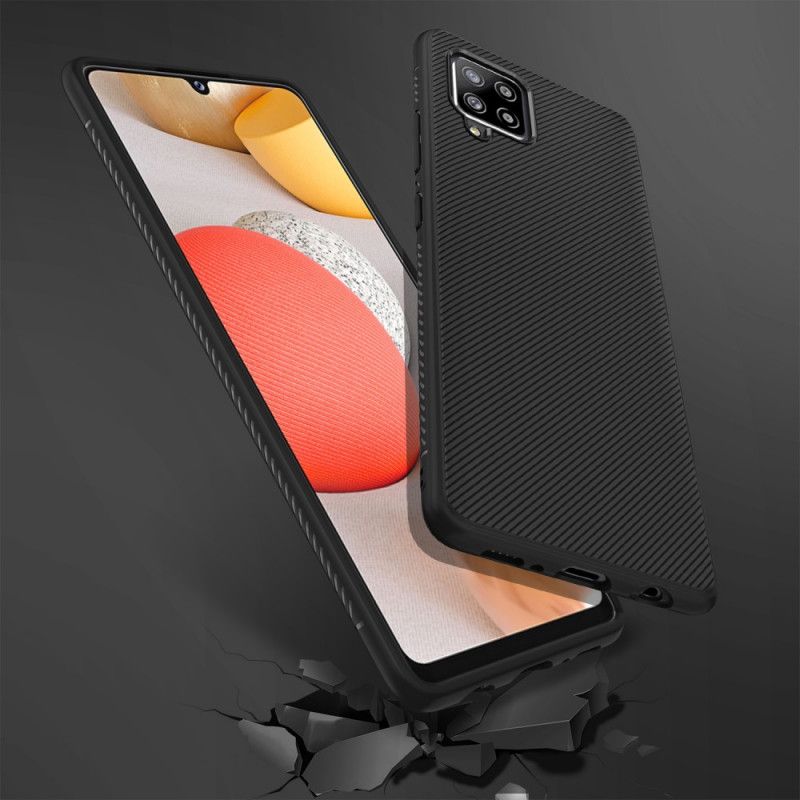 Deksel for Samsung Galaxy A42 5G Svart Jazzserie Twill