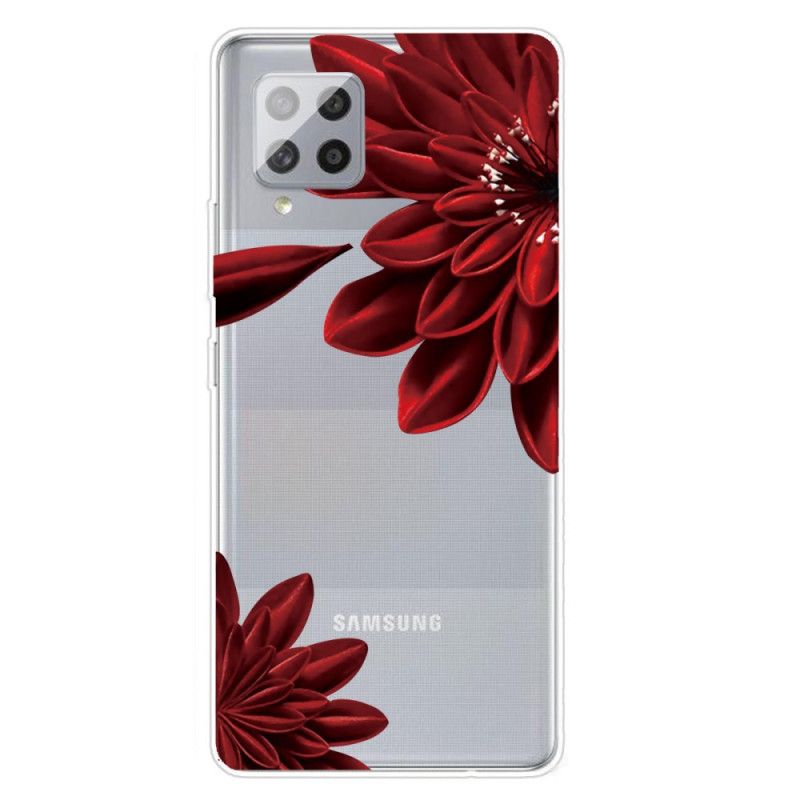 Deksel for Samsung Galaxy A42 5G Ville Blomster