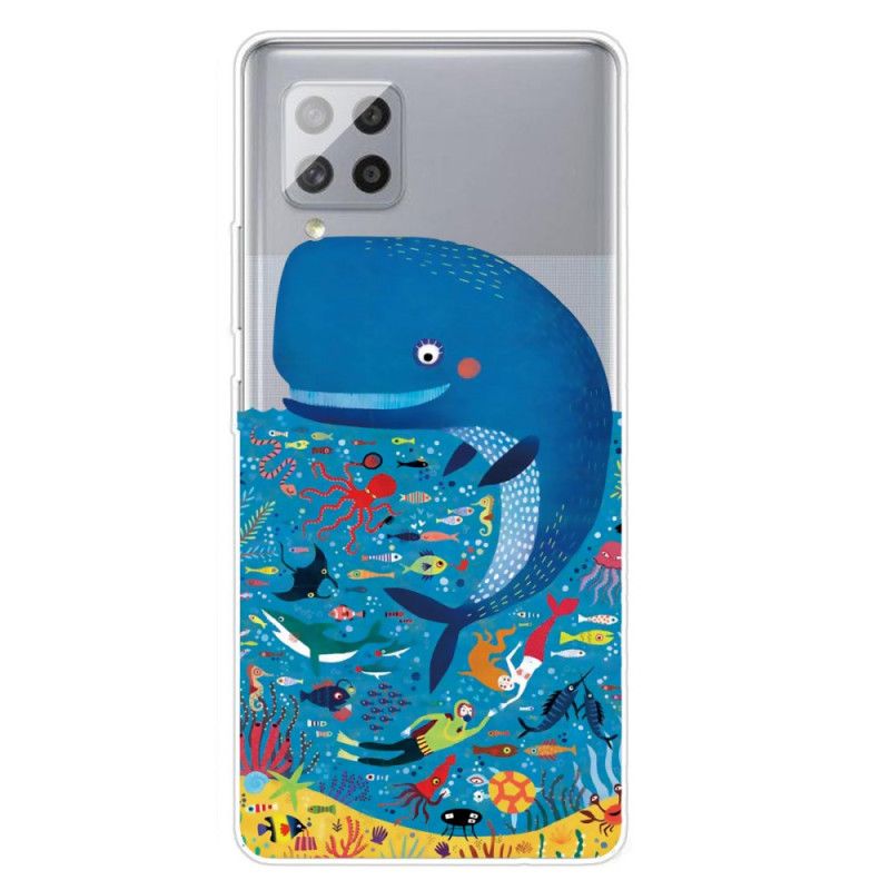 Deksel Samsung Galaxy A42 5G Marine Verden