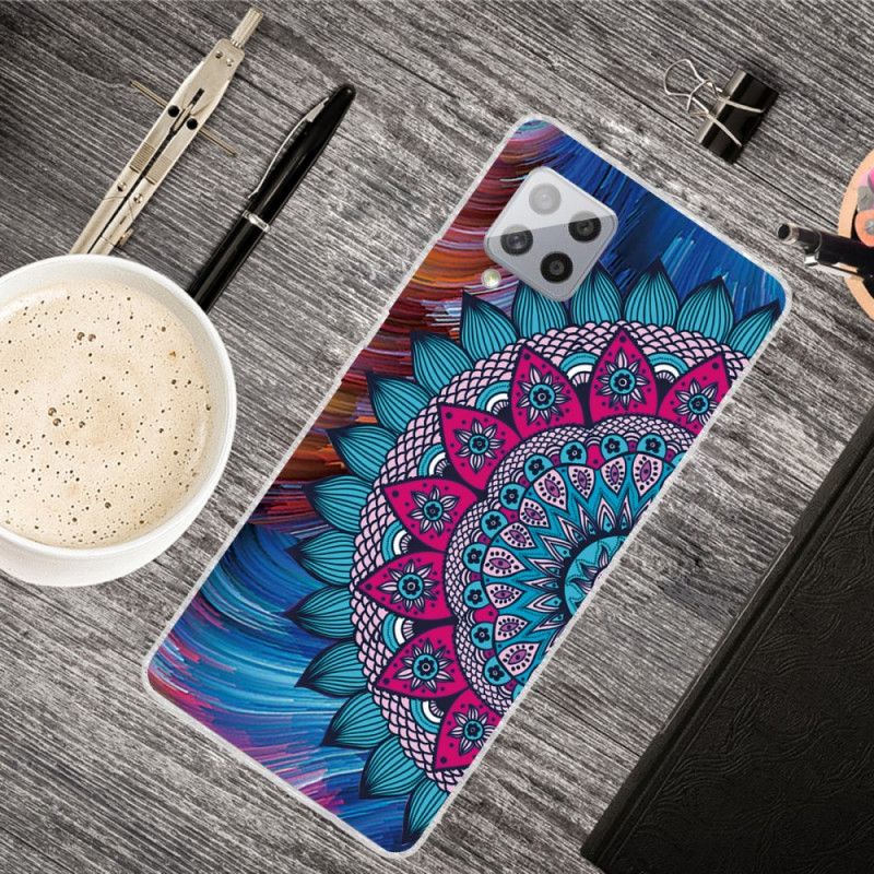 Deksel Samsung Galaxy A42 5G Mobildeksel Fargerik Mandala