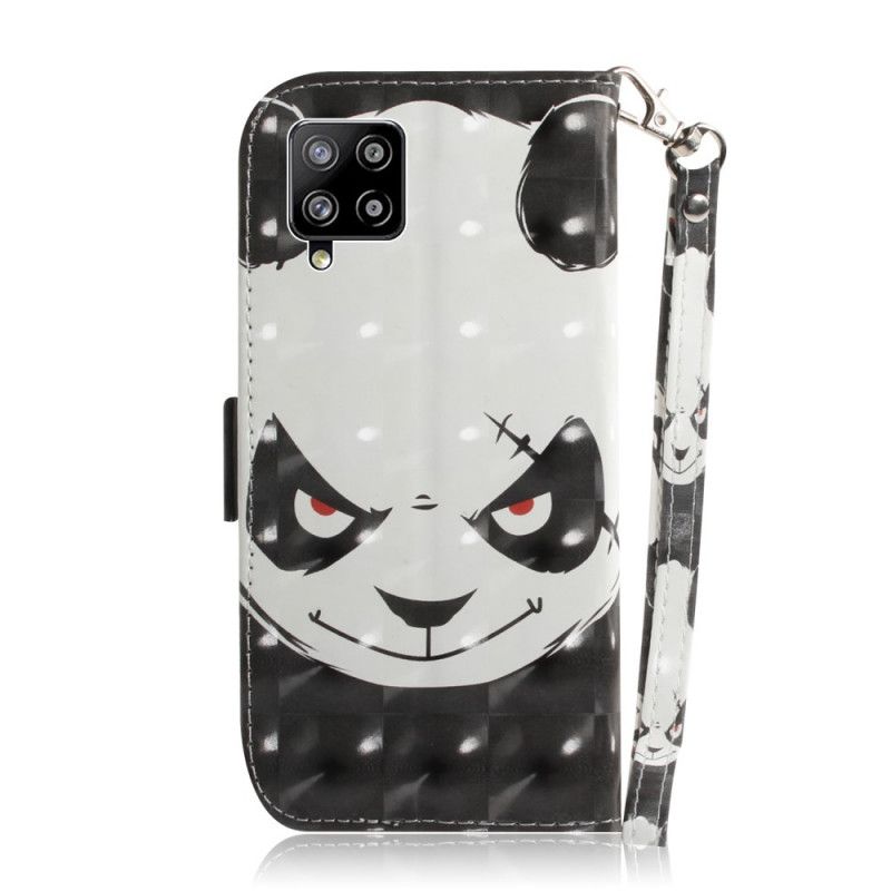 Folio Deksel for Samsung Galaxy A42 5G Sint Panda Med Tanga