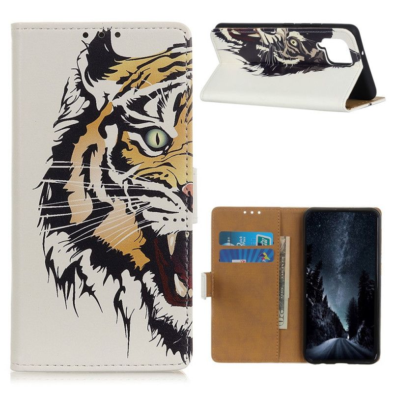 Folio Deksel Samsung Galaxy A42 5G Grusom Tiger