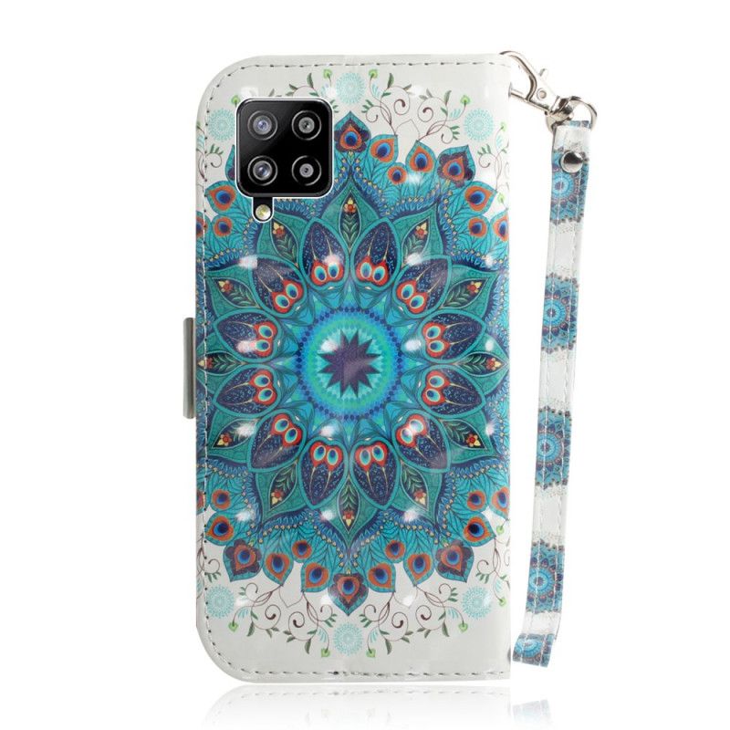 Folio Deksel Samsung Galaxy A42 5G Mesterlig Mandala Med Tanga