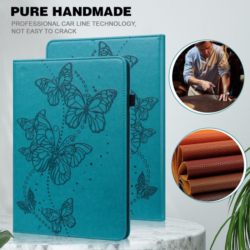 Case Etui Samsung Galaxy Tab S9 Mobildeksel Sommerfuglemønster