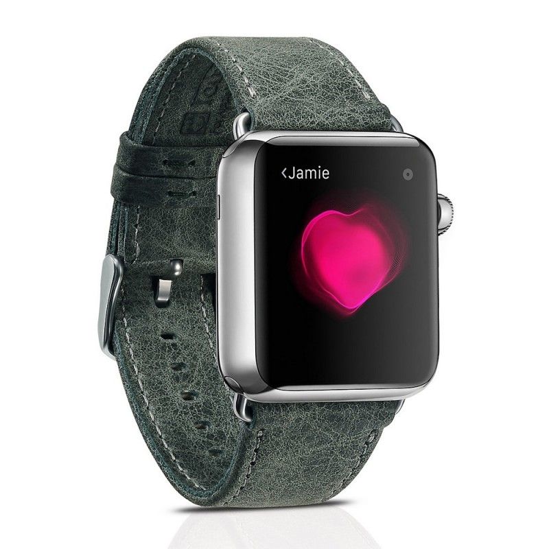 Apple Watch 42Mm Lærrem Slangeskinn