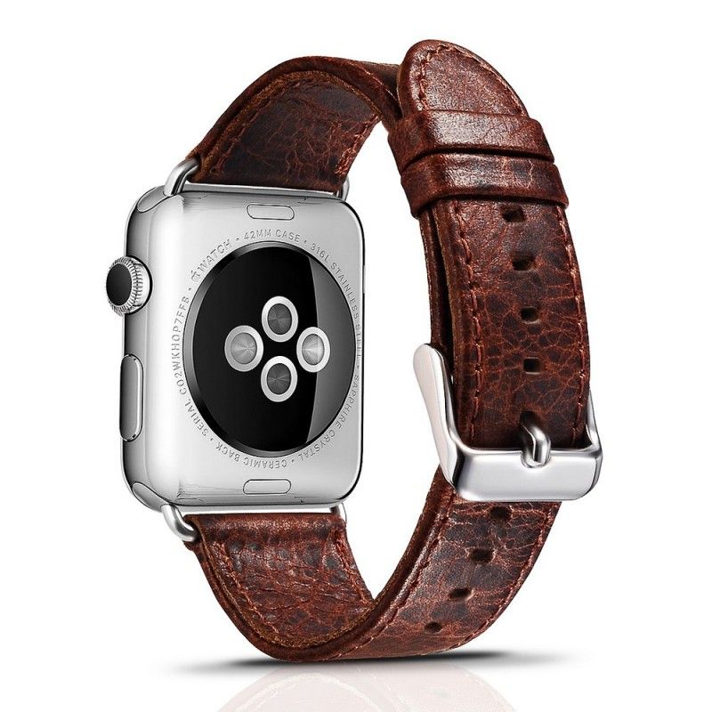 Apple Watch 42Mm Lærrem Slangeskinn