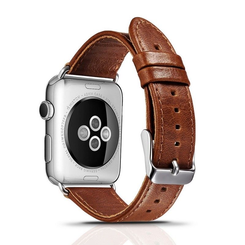 Apple Watch 42Mm Lærrem Slangeskinn