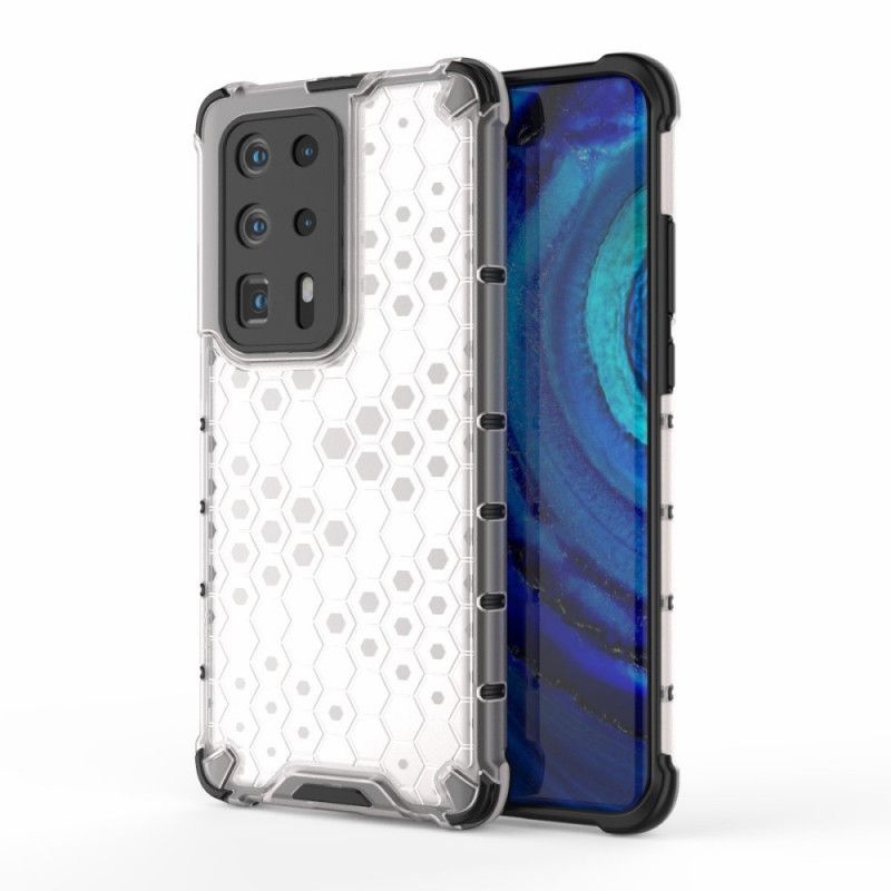 Deksel for Huawei P40 Pro Plus Hvit Bikakestil