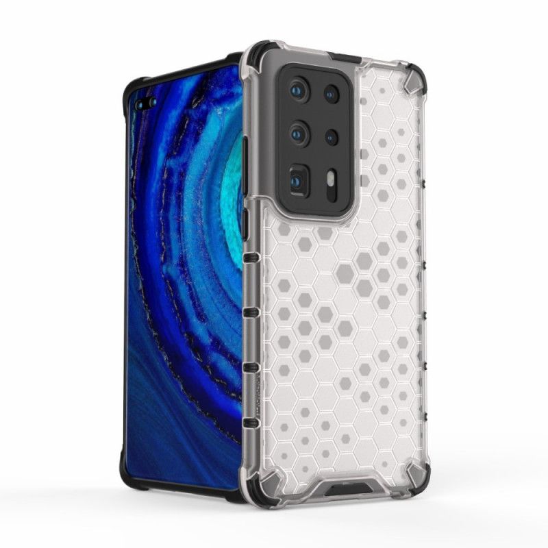 Deksel for Huawei P40 Pro Plus Hvit Bikakestil