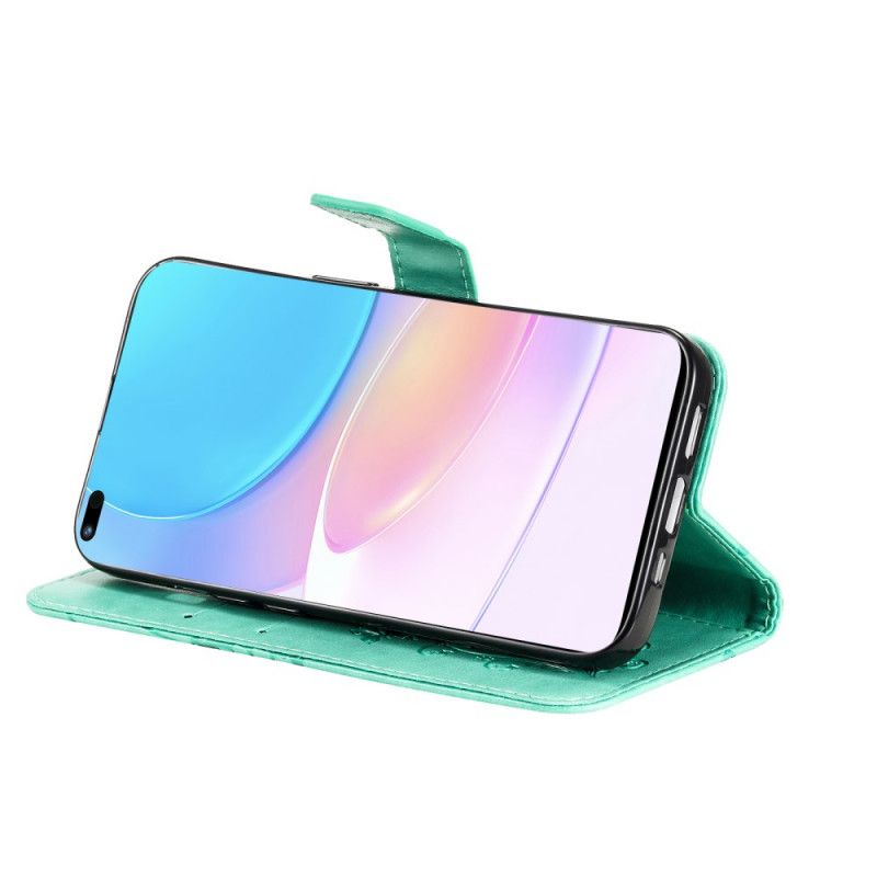 Folio Deksel Huawei Nova 8i / Honor 50 Lite Giant Thong Sommerfugler